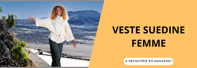 VESTE SUEDINE FEMME